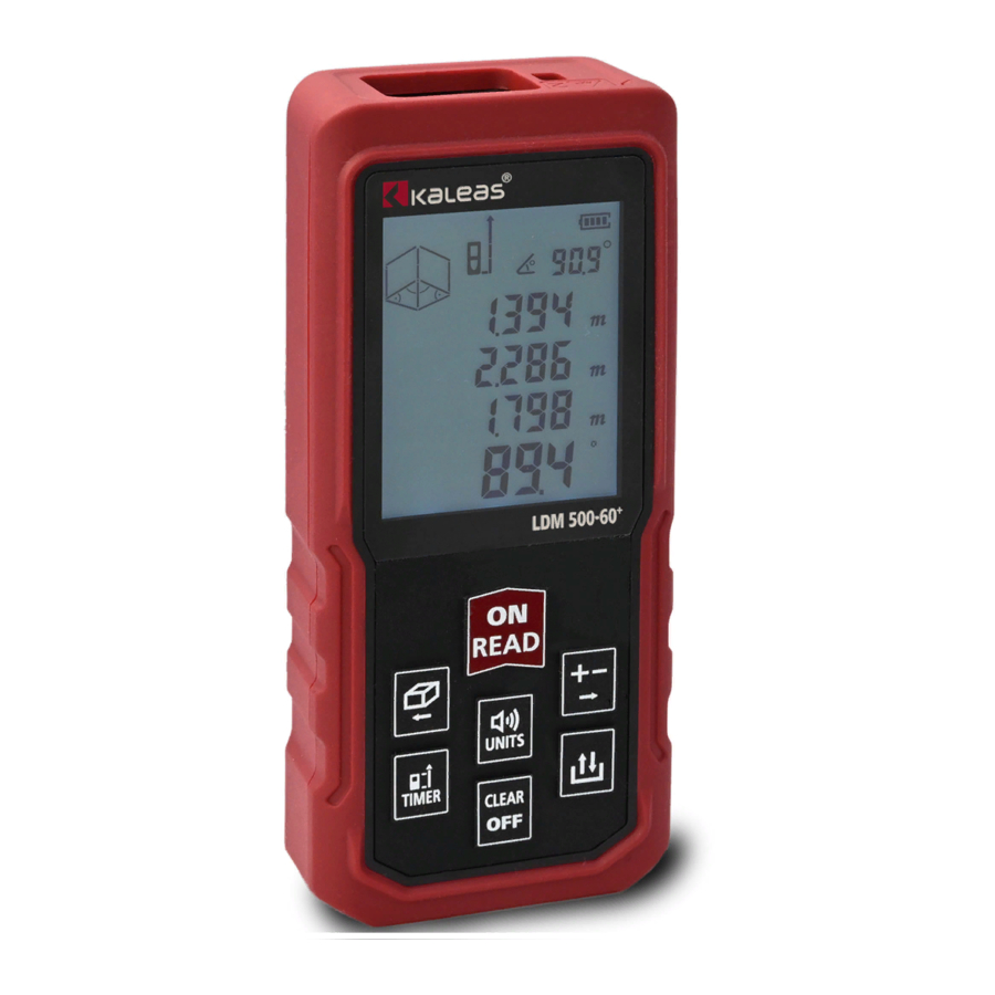 Kaleas LDM 500-60+ Bedienungsanleitung