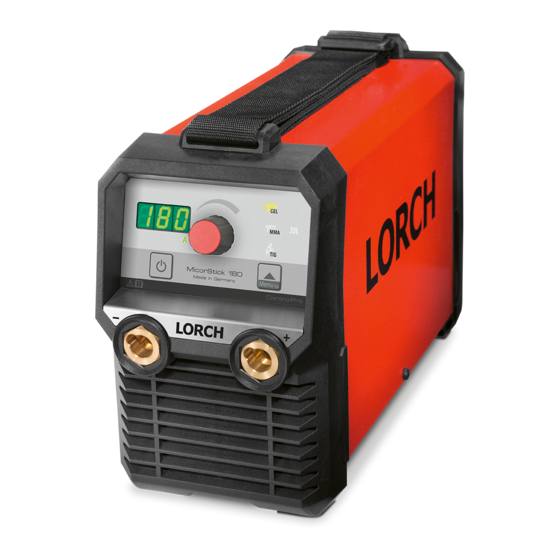 LORCH MicorStick 180 ControlPro Bedienungshandbuch