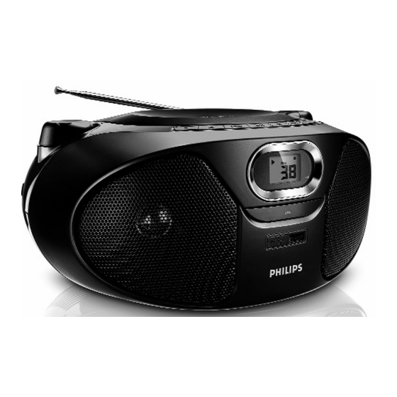 Philips AZ382/12 Benutzerhandbuch