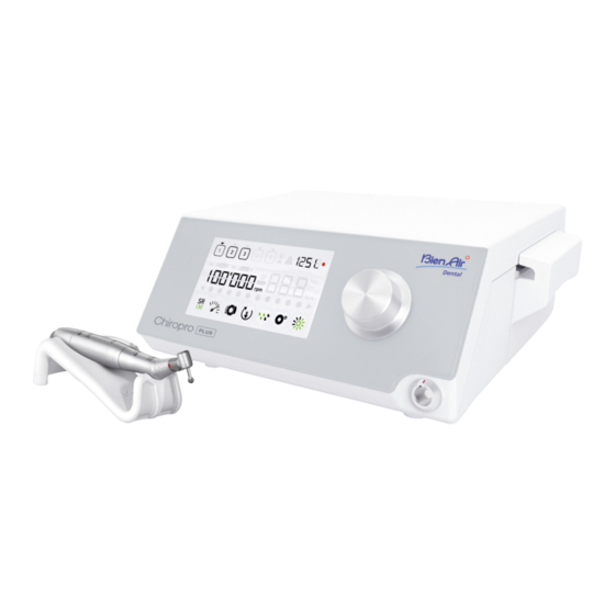 Bien Air CHIROPRO PLUS 3rd Gen Bedienungsanleitung