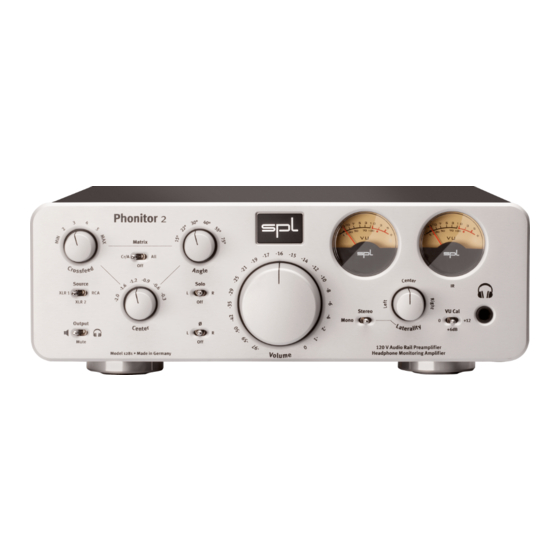 SPL Phonitor 2 Bedienungsanleitung