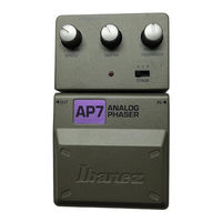 Ibanez Tone-Lok AP7 Analog Phaser Bedienungsanleitung