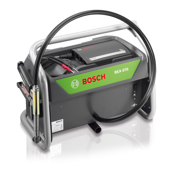 Bosch BEA 070 Handbücher