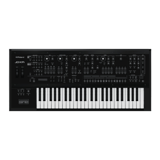 Roland JD-XA Bedienungsanleitung