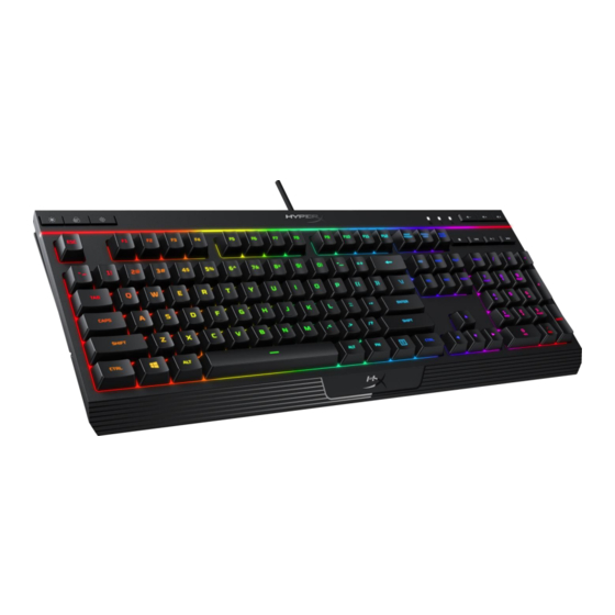 HyperX Alloy Core RGB Anleitungen
