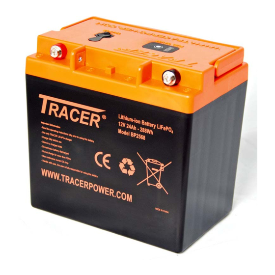 Tracer LiFePO4 serie Handbuch