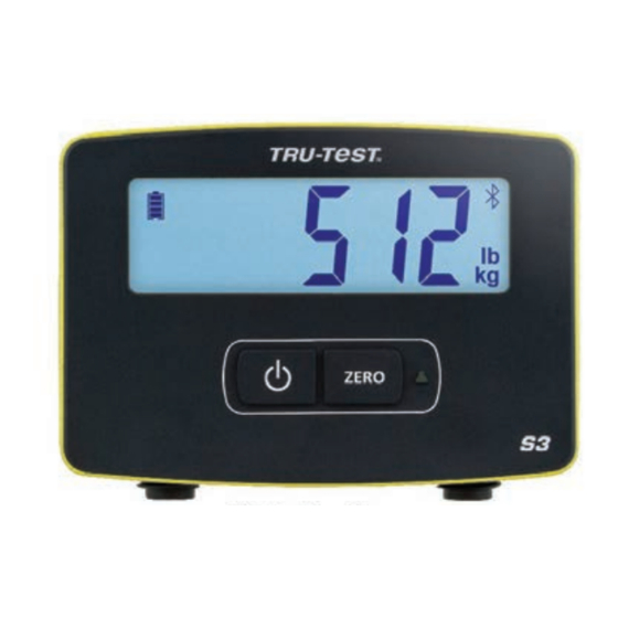 Tru-Test S3 Schnellstartanleitung