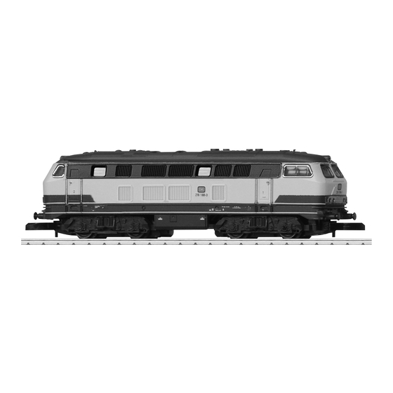 Märklin mini-club BR 216 Bedienungsanleitung