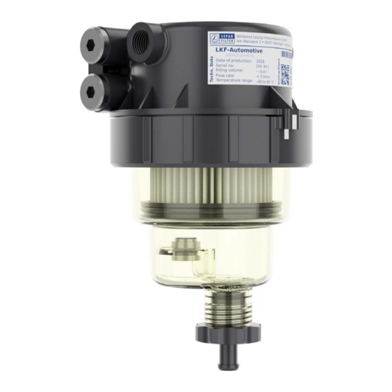 Separ Filter LKF-Automotive Originalbetriebsanleitung