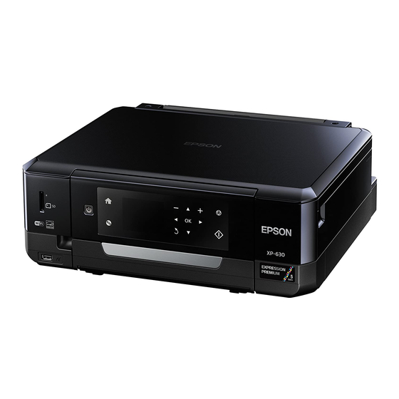 Epson XP-630 Series Schnellstartanleitung