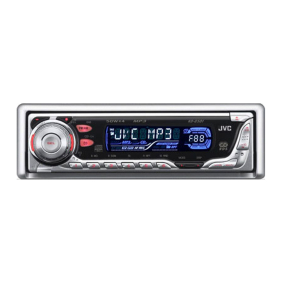 JVC kd-g501 Installationsanleitung