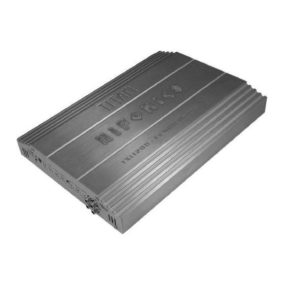 Hifonics Titan Series Handbücher