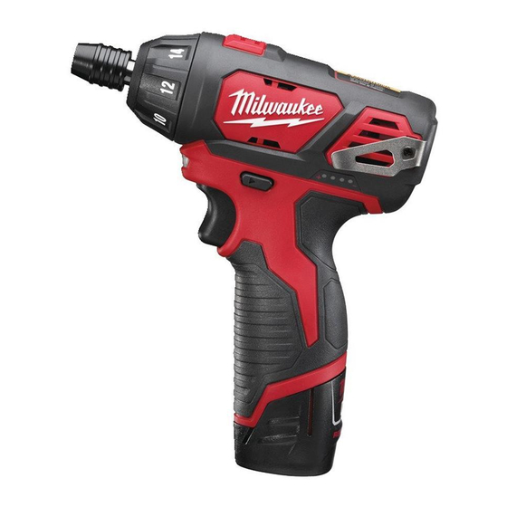Milwaukee M12 BSD-0 Originalbetriebsanleitung