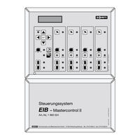 SOMFY EIB-Mastercontrol II Montage- Und Gebrauchsanweisungen