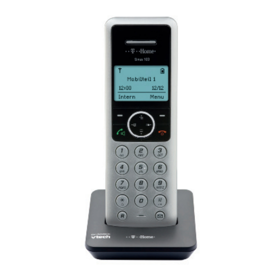 T-Home VTech Sinus PA 103 plus 1 Bedienungsanleitung