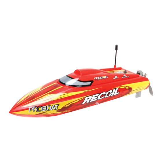 ProBoat Recoil PRB08016 Bedienungsanleitung
