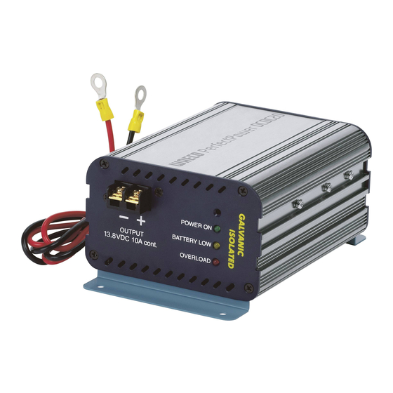 Waeco PerfectCharge DC08 Einbau- Und Bedienungsanleitung
