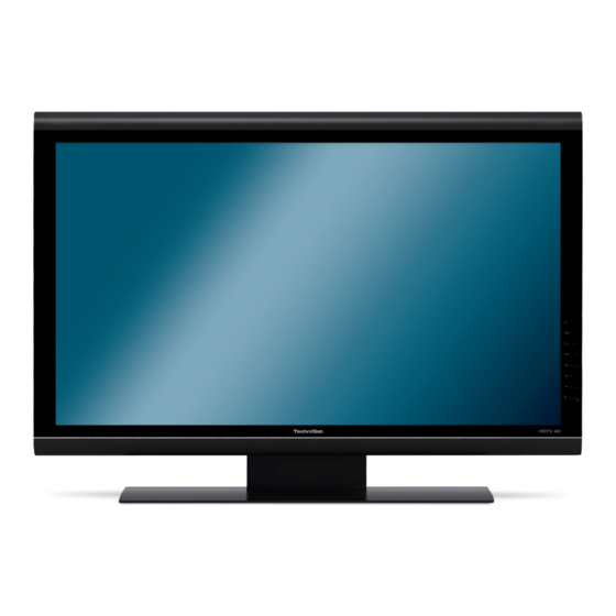 TechniSat HDTV 46 Schnellstartanleitung