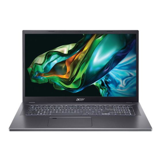 Acer Aspire 5 17 Benutzerhandbuch