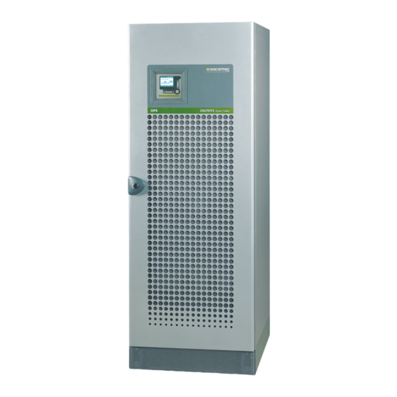 socomec DELPHYS Green Power Bedienungsanleitung