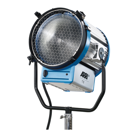 ARRI Studio T12 Bedienungsanleitung