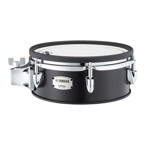 Yamaha DTX drums XP105T-X Benutzerhandbuch