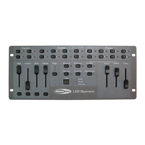 Show Tec led operator 4 Bedienungsanleitung