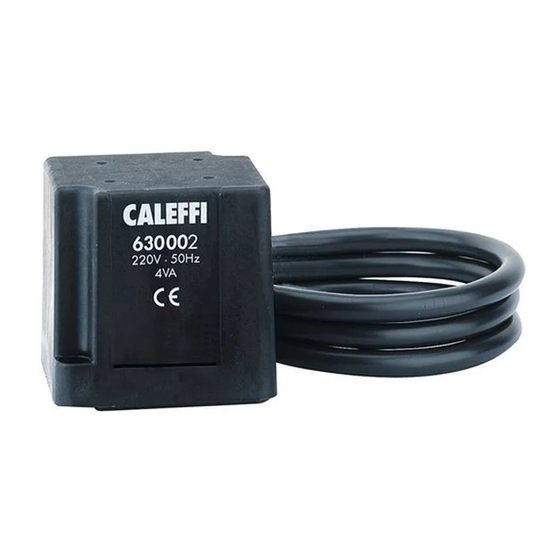 Caleffi 630 Serie Kurzanleitung