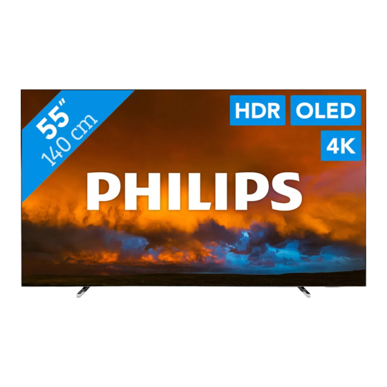 Philips OLED804 series Schnellstartanleitung