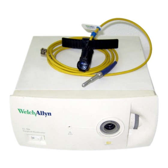 Welch Allyn CL 100 Betriebs- Und Wartungsanleitung