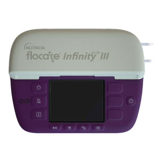 Nutricia flocare infinity III Gebrauchsanweisung