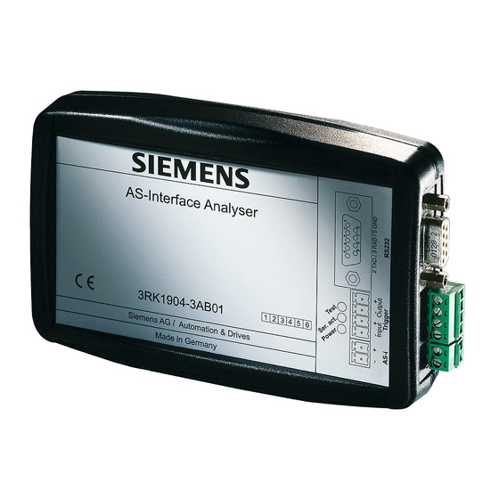 Siemens 3RK1904-3AB01 Betriebsanleitung
