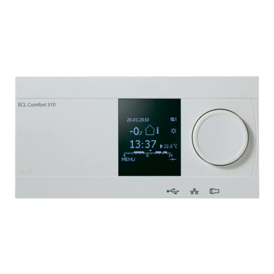 Danfoss ECL Comfort 310 Instruktion