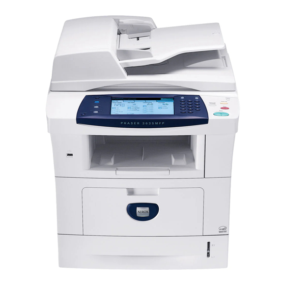 Xerox Phaser 3635MFP Benutzerhandbuch