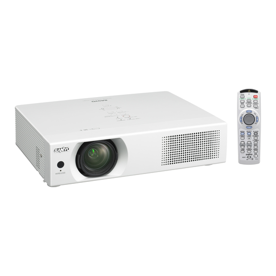 Sanyo PLC-WXU700 Bedienungsanleitung