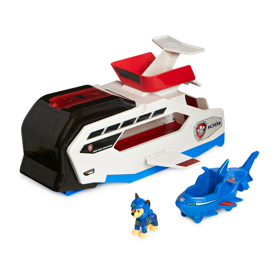 Spin Master Paw Patrol Aqua Pups Whale Patroller Bedienungsanleitung