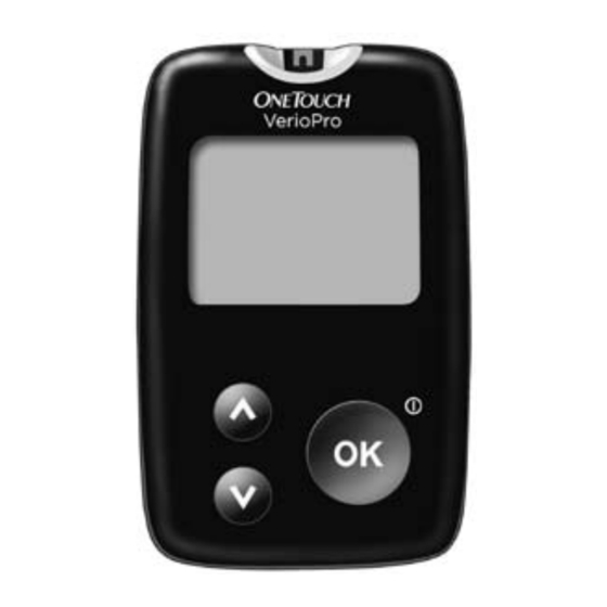 ONETOUCH VERIO PRO GEBRAUCHSANWEISUNG Pdf-Herunterladen | ManualsLib