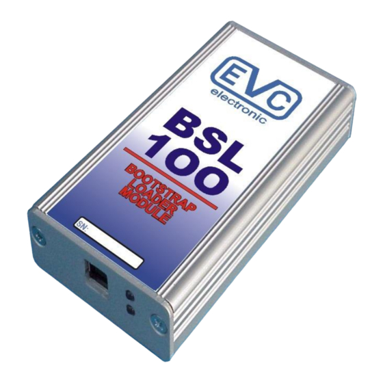 EVC electronic BSL100 Bedienungsanleitung