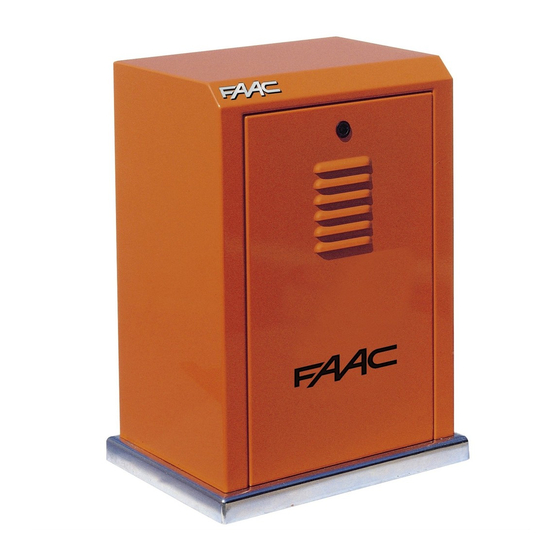 FAAC 884 Bedienungsanleitung