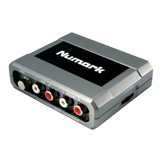Numark Stereo iO Kurzanleitung