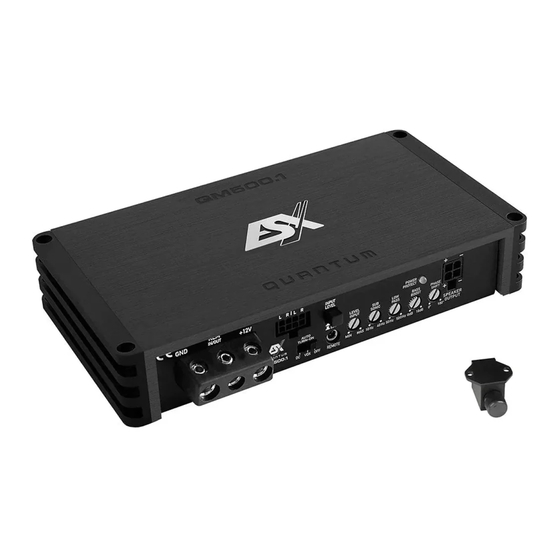 ESX Quantum QM500.1 Benutzerhandbuch