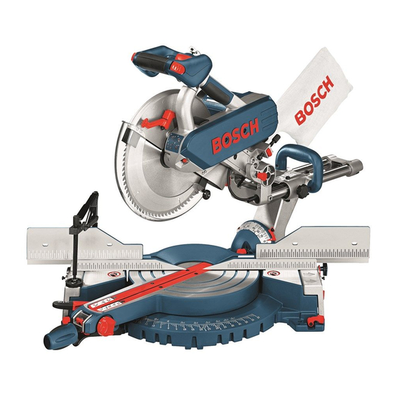 Bosch GCM 12 SD Professional Originalbetriebsanleitung