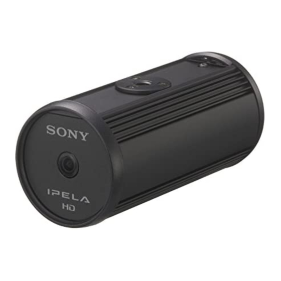 Sony IPELA HD SNC-CH210 Handbücher