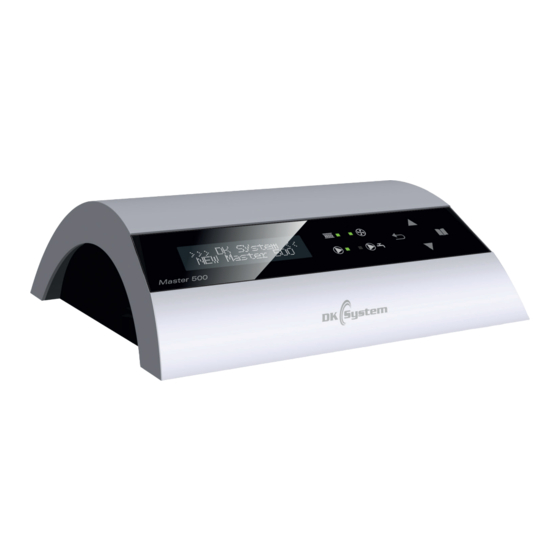DK System MASTER 500 Kurzanleitung