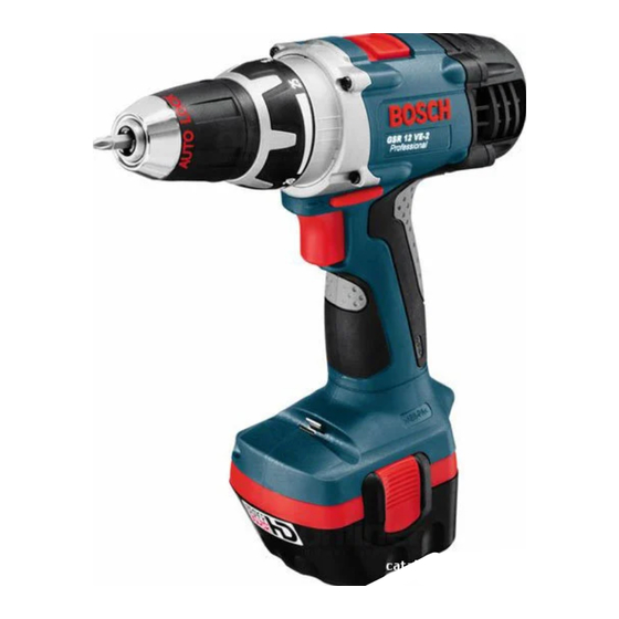 Bosch PROFESSIONAL GSR 12 VE-2 Bedienungsanleitung