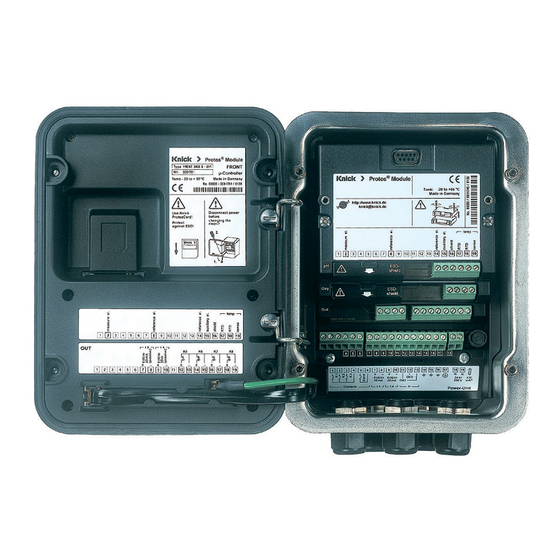 Knick Protos 3400X series Betriebsanleitung
