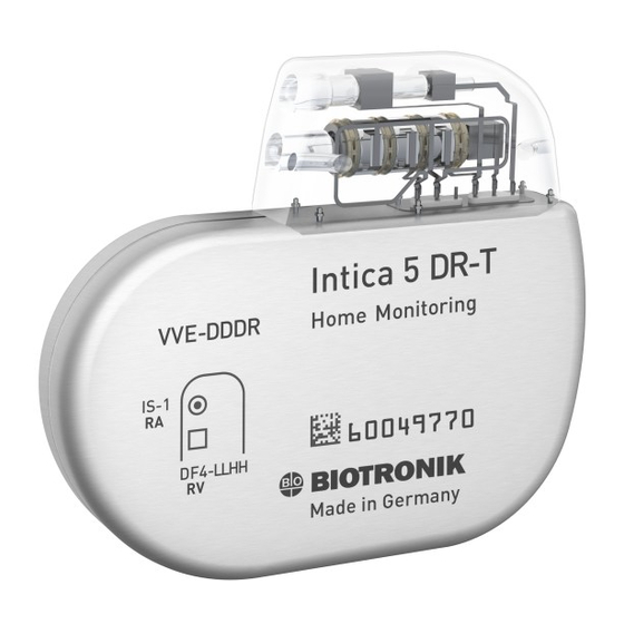 BIOTRONIK Iperia 5 VR-T Gebrauchsanweisung