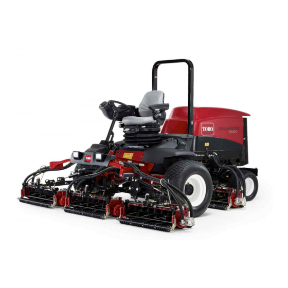 Toro Reelmaster 7000-D Bedienungsanleitung