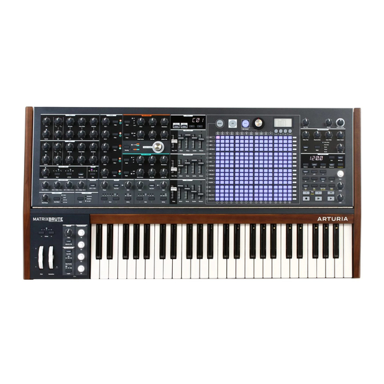 Arturia MATRIXBRUTE Bedienungsanleitung
