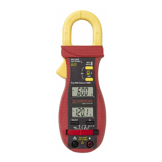 Amprobe ACD-14 PLUS Bedienungshandbuch